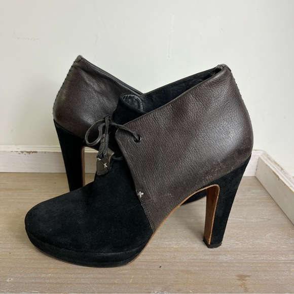 Rag & Bone Ankle Booties | Suede & Leather Lace-Up | Size 39 | Y2K Grunge Luxe - Picture 8 of 10